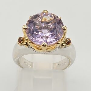 Victoria Wieck Lilac Amethyst And Garnet Ring